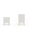 Manhattan Comfort Rockefeller Dresser and Nightstand Set, Off White and Nature 104GMC3 - alternate 8